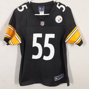 Pittsburgh Steelers Bush #55 Mens Small Football Jersey NFL Pro Line